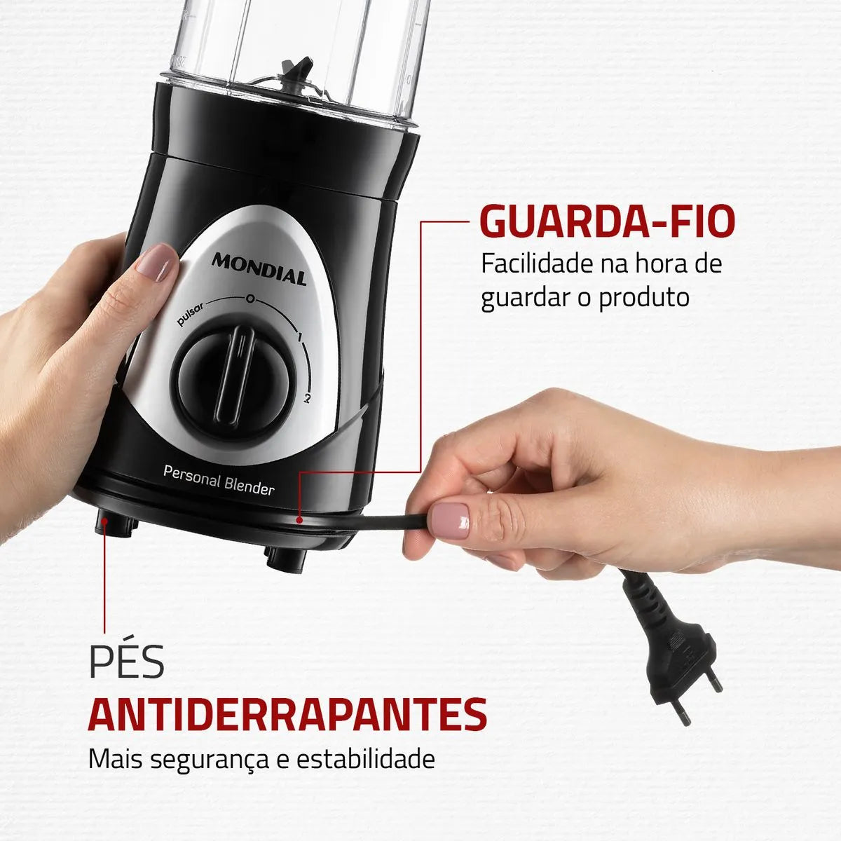Liquidificador Portátil Mondial Personal Blender DG-01