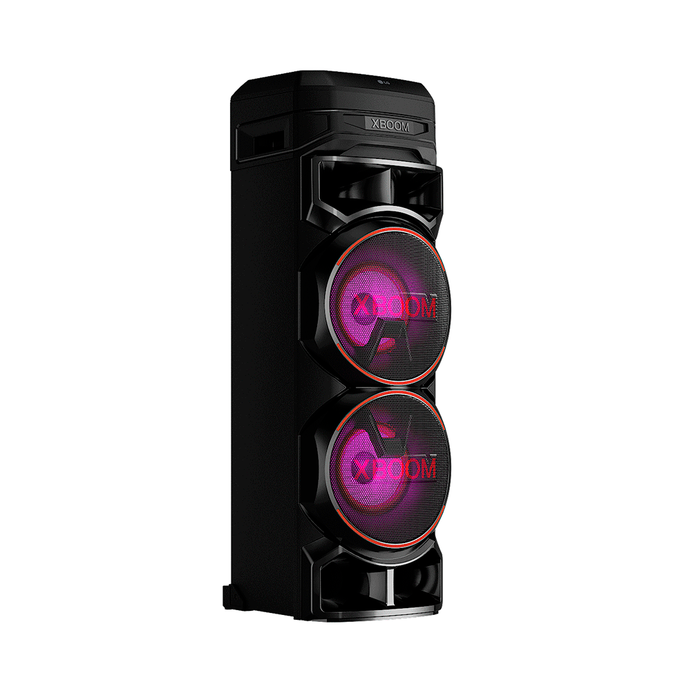 Caixa de Som Acústica LG XBOOM RNC9, Multi Bluetooth, Super Graves, Entrada de Microfone e Guitarra, Duplo Woofer Bivolt