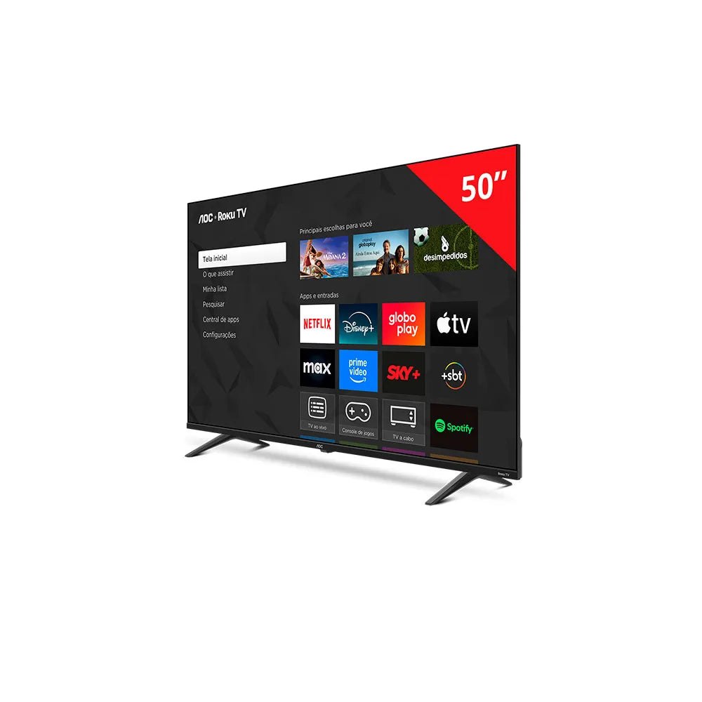 Smart TV LED 4K 50 AOC-PHILIPS 50U7045/78 Roku TV