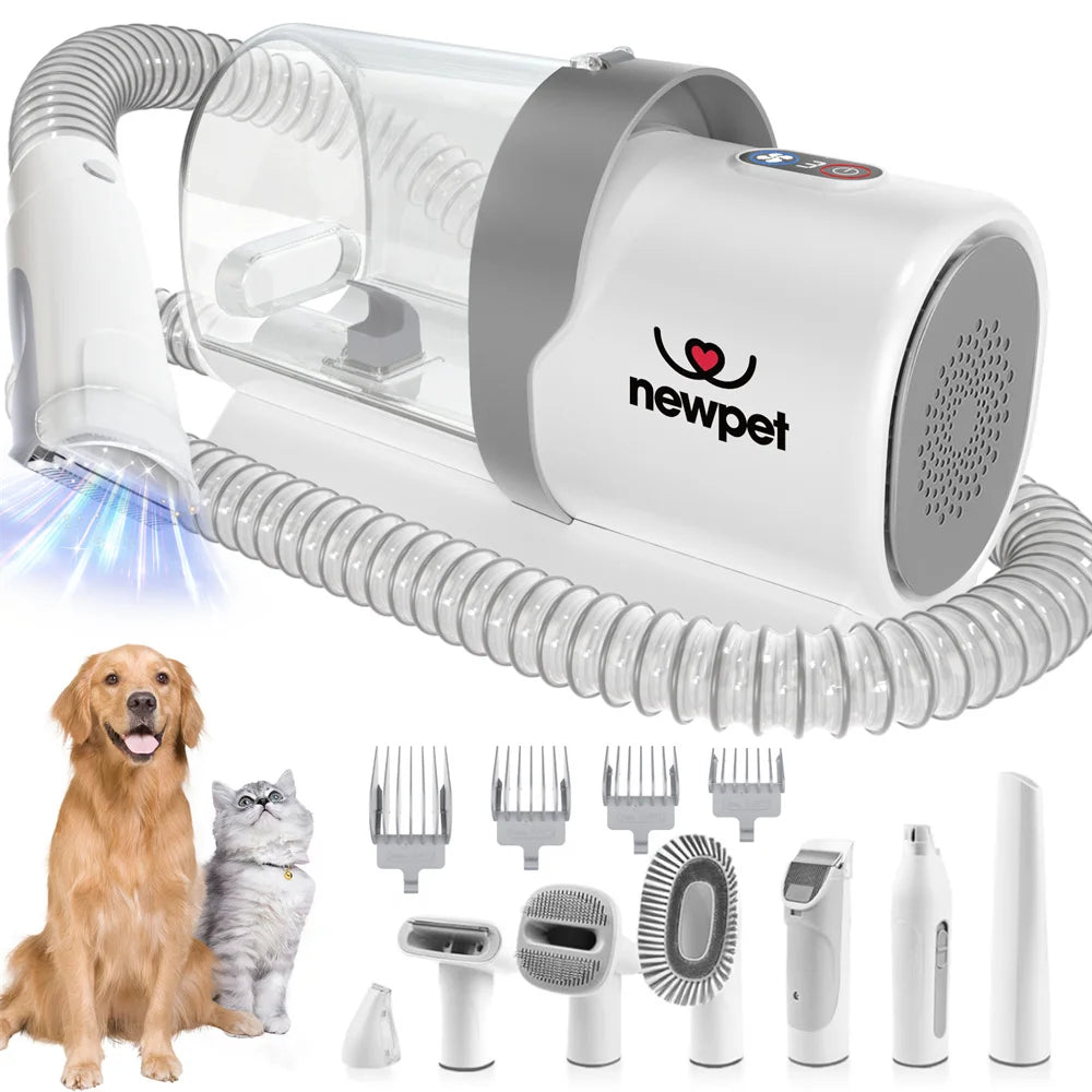 Kit Removedor de pelos para cães e gatos com sucção a vácuo Pentes Profissionais Ferramentas de Higiene Comprovadas