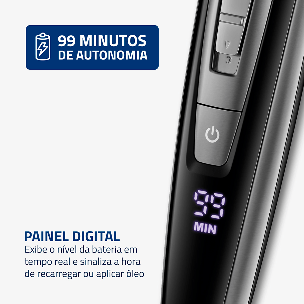 Aparador de Pelos BodyGroom 8 em 1 Mondial Painel Digital Bivolt – BG-09