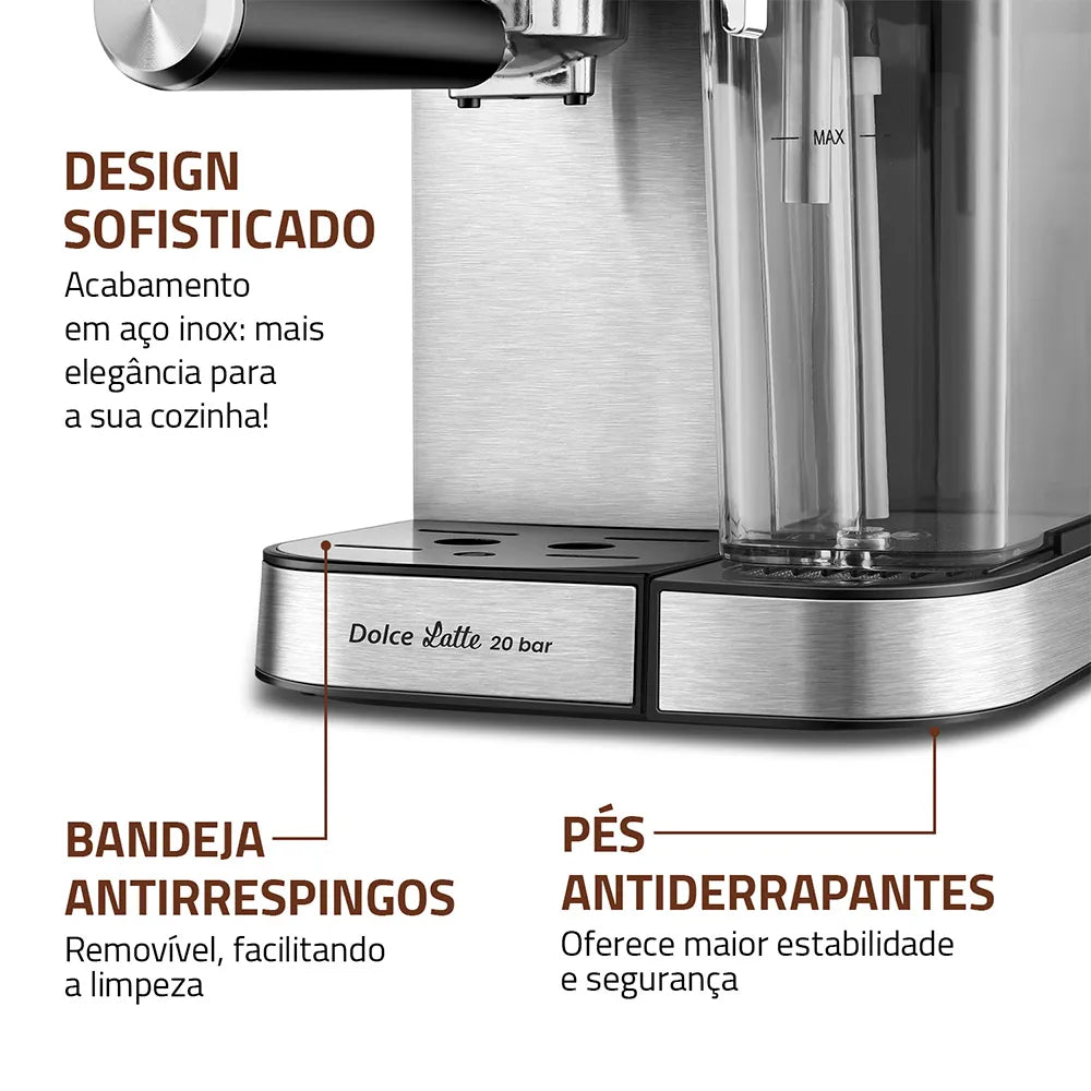 Cafeteira Espresso Mondial Dolce Latte C-28-ECL