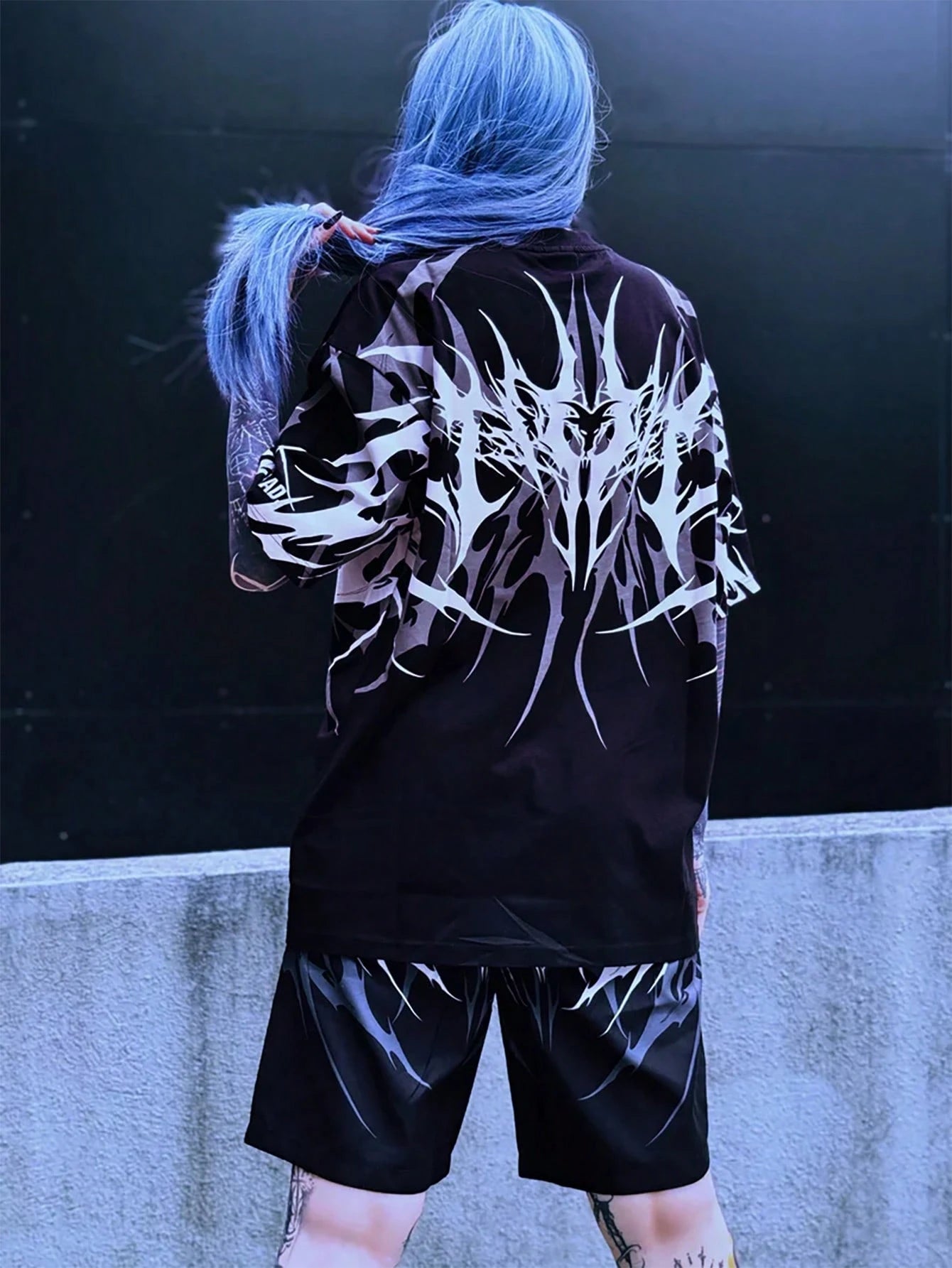 Camiseta Masculina Esportiva de Manga Curta para Verão, Camiseta Casual de Gola Redonda Estampada, Manga Curta