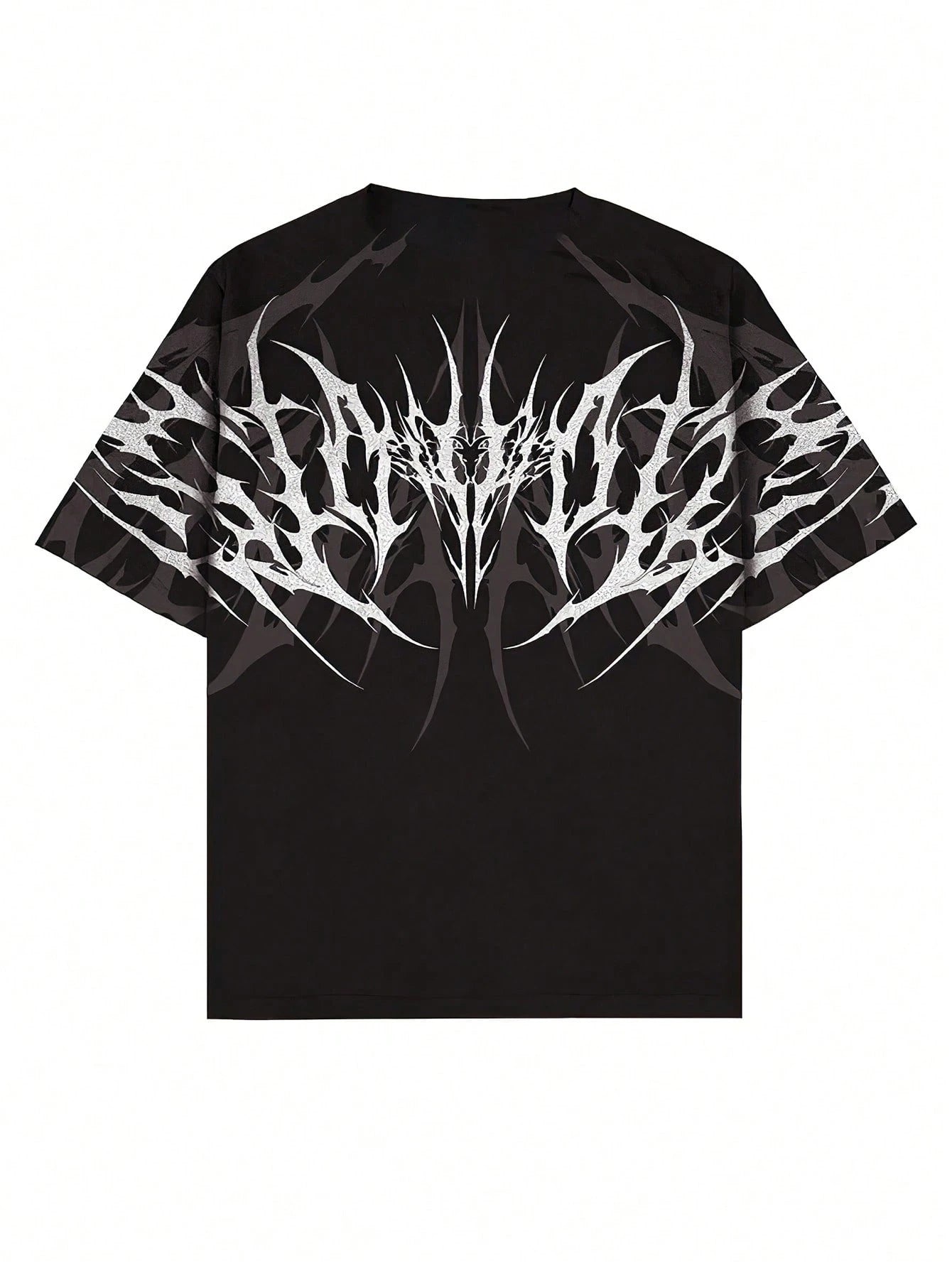Camiseta Masculina Esportiva de Manga Curta para Verão, Camiseta Casual de Gola Redonda Estampada, Manga Curta