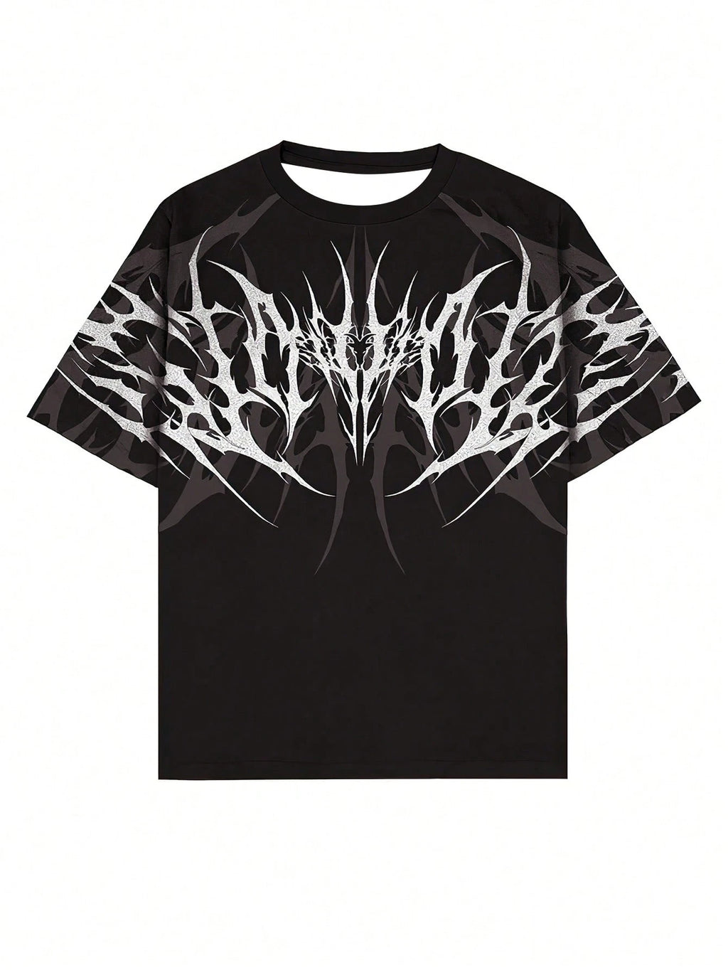 Camiseta Masculina Esportiva de Manga Curta para Verão, Camiseta Casual de Gola Redonda Estampada, Manga Curta