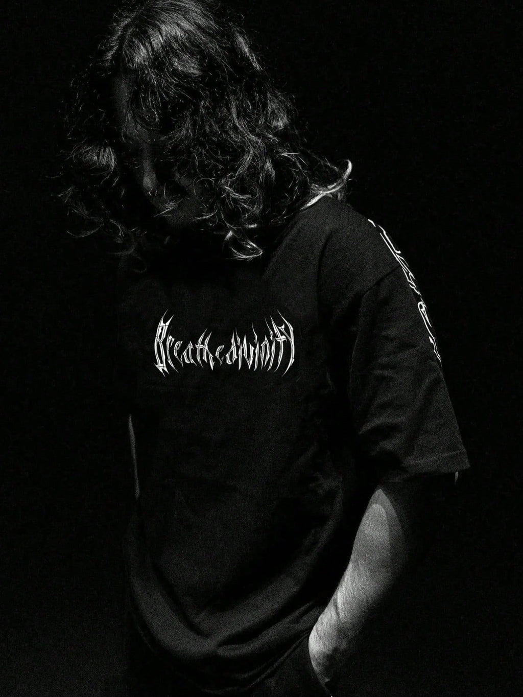Camiseta de Manga Curta com Gola Redonda e Estampa de Caveira e Letra para Homens, Camiseta de Manga Curta Casual de Poliéster Adequada para Esportes e Fitness