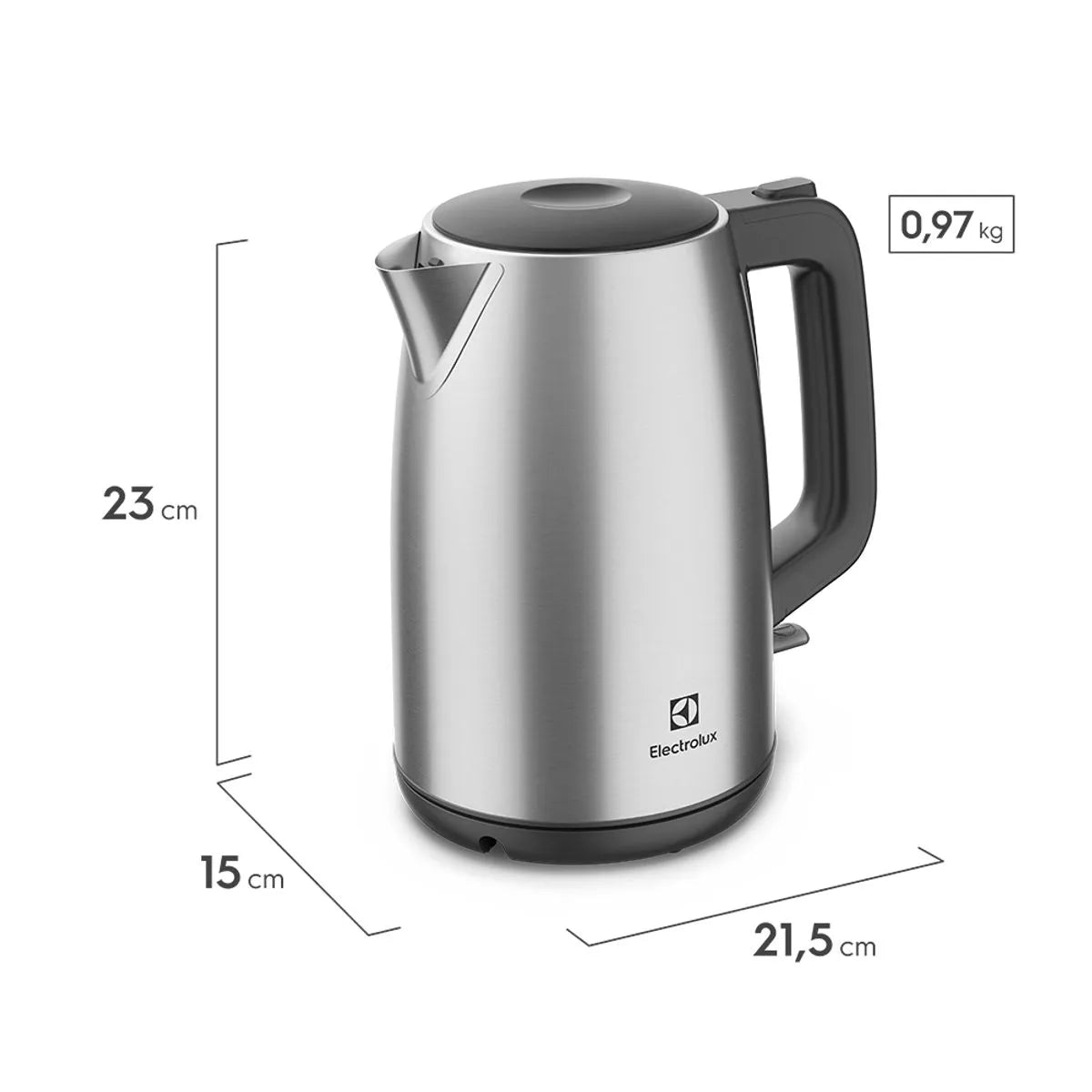 Chaleira Elétrica Electrolux 1,7L Experience com Desligamento Automático (EEK25)