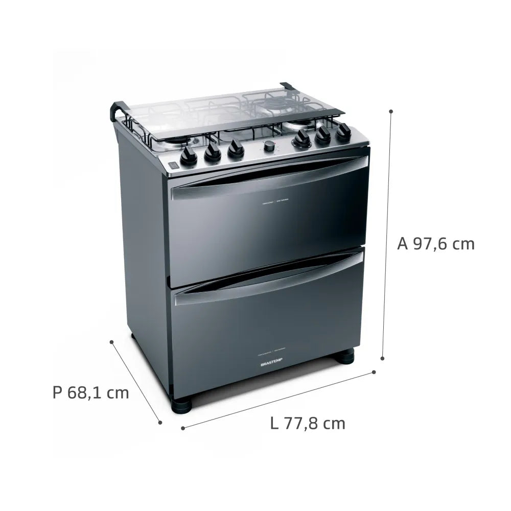 FOGÃO BRASTEMP DF 5B IN