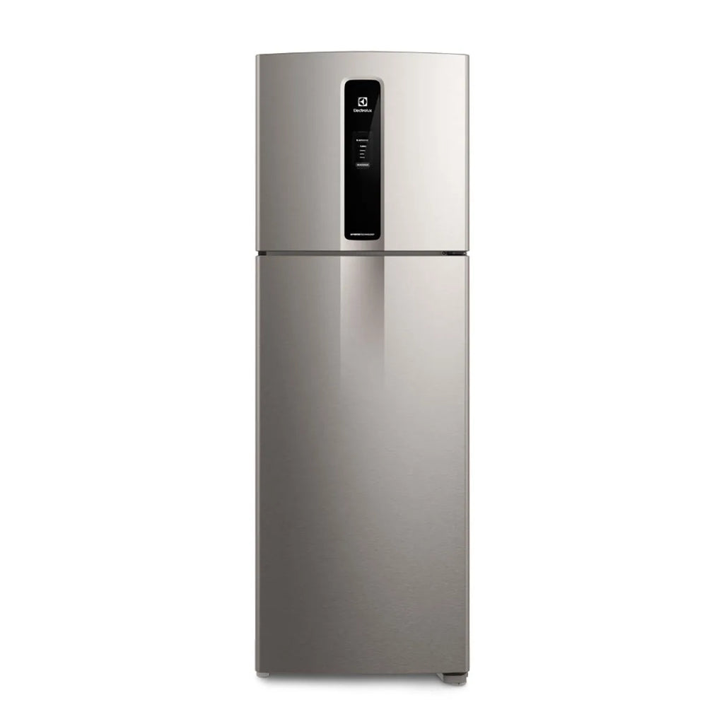 Geladeira Electrolux Frost Free Inverter 390L Efficient AutoSense Duplex Black Inox Look (IF43B) -