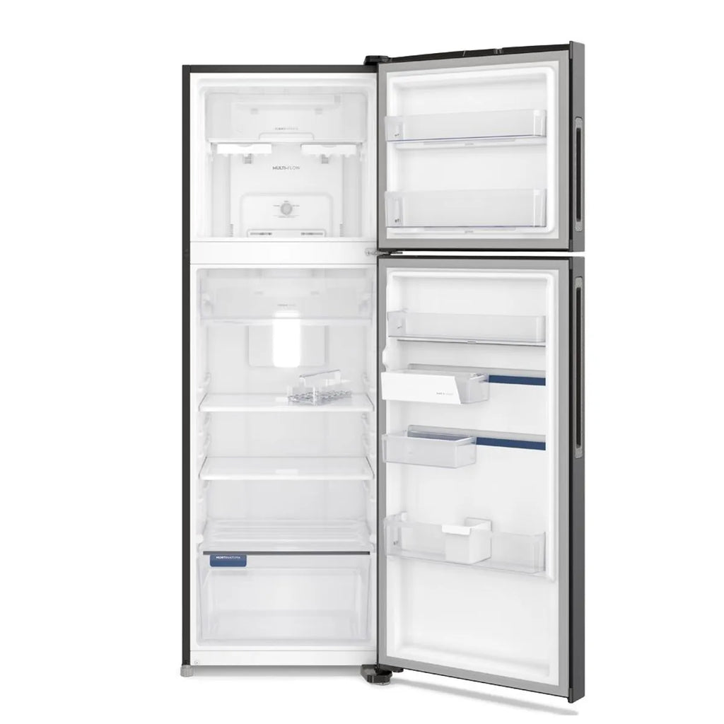 Geladeira Electrolux Frost Free Inverter 390L Efficient AutoSense Duplex Black Inox Look (IF43B) -