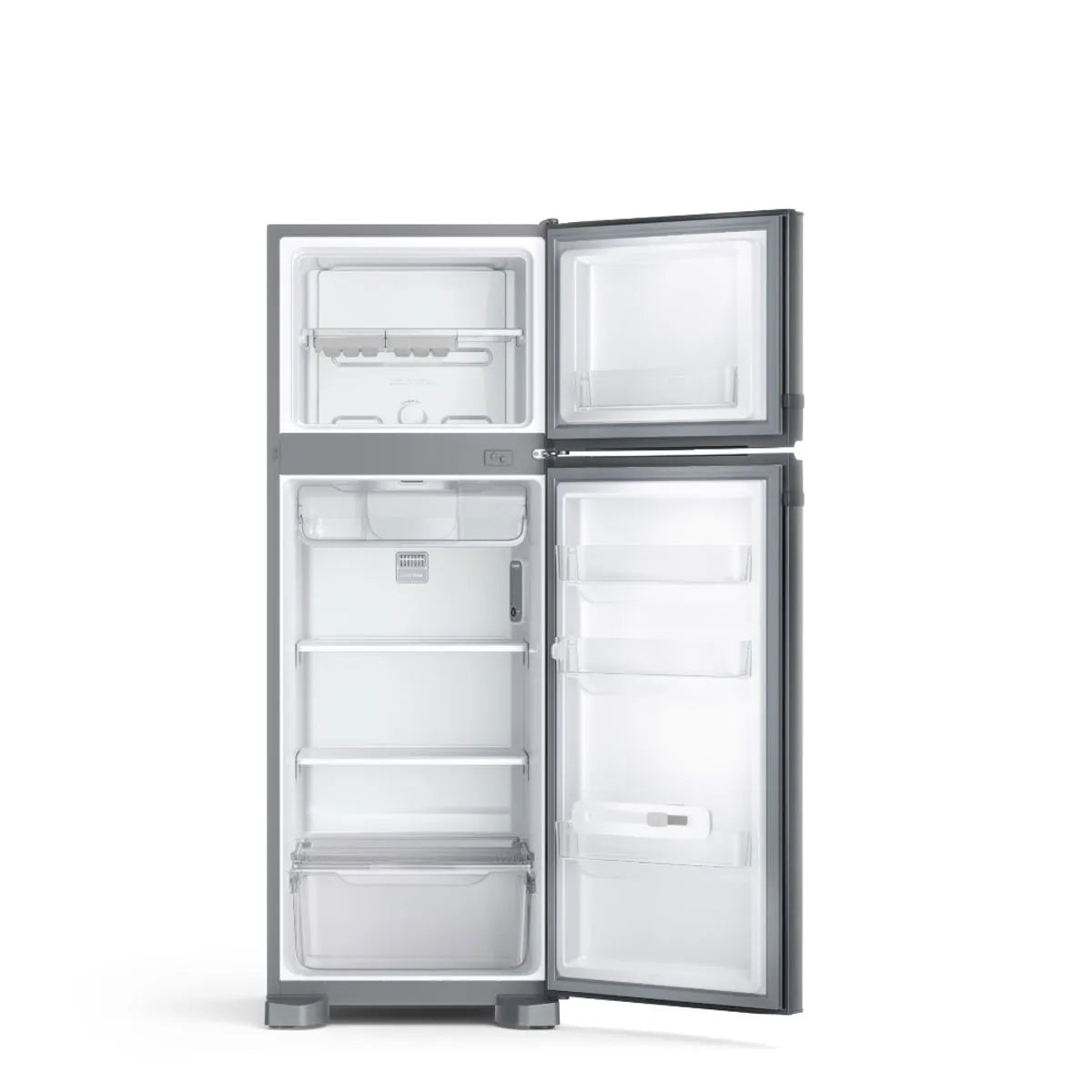 Geladeira Consul Frost Free Duplex 340 litros com Prateleiras Altura Flex cor inox - CRM39AK