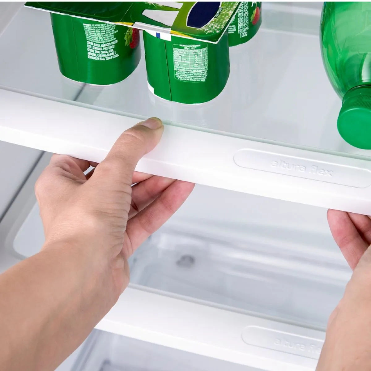 Geladeira Consul Frost Free Duplex 340 litros com Prateleiras Altura Flex cor inox - CRM39AK