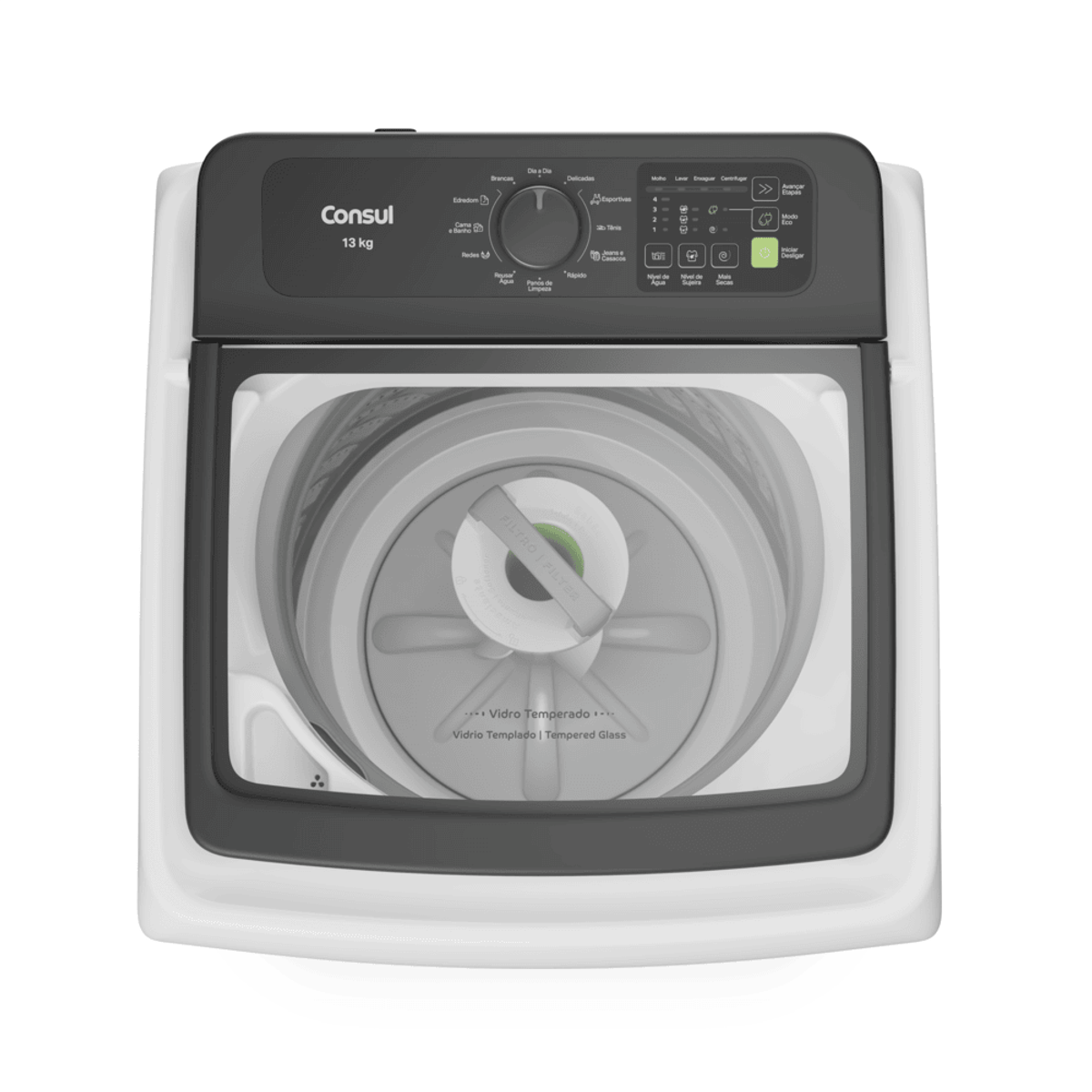 Máquina de Lavar Consul 13 kg Branca com Modo Eco - CWN13AB