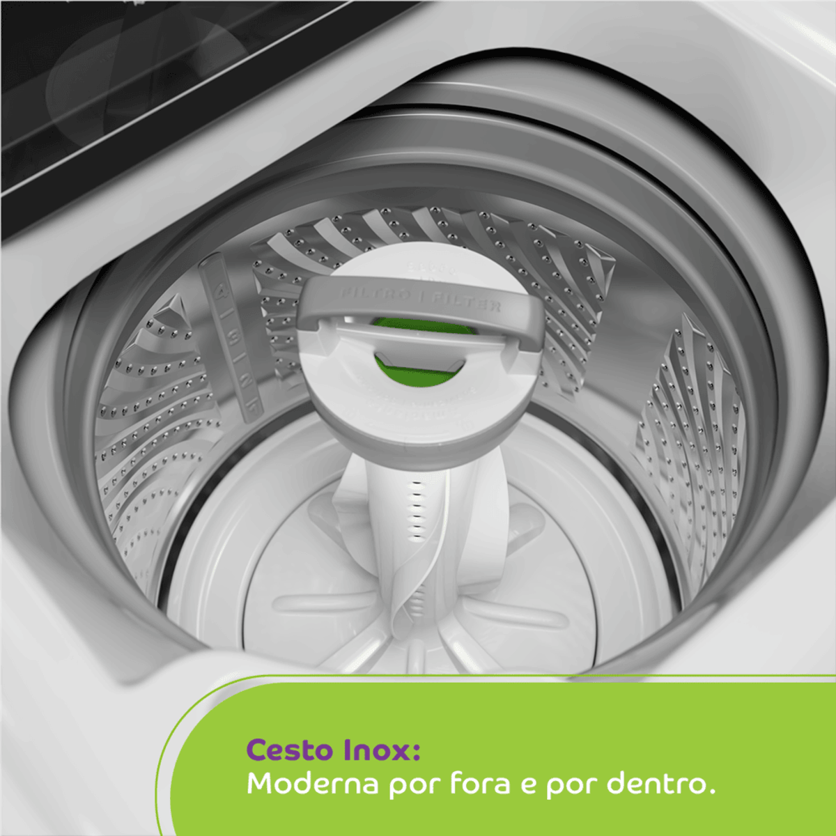 Máquina de Lavar Consul 13 kg Branca com Modo Eco - CWN13AB