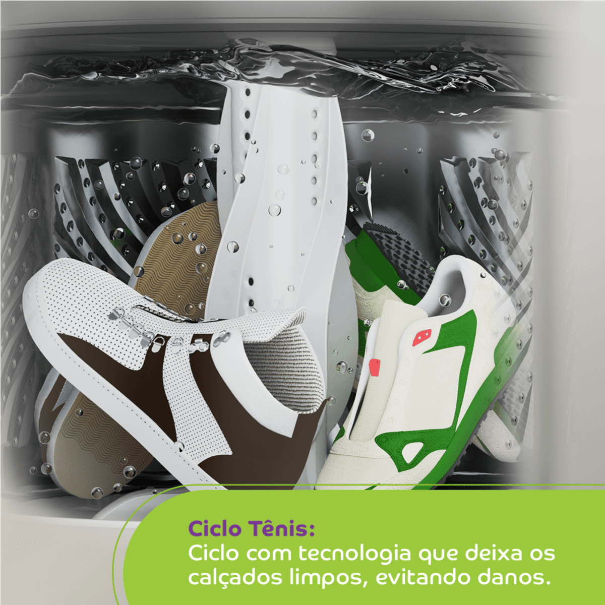 Máquina de Lavar Consul 13 kg Branca com Modo Eco - CWN13AB