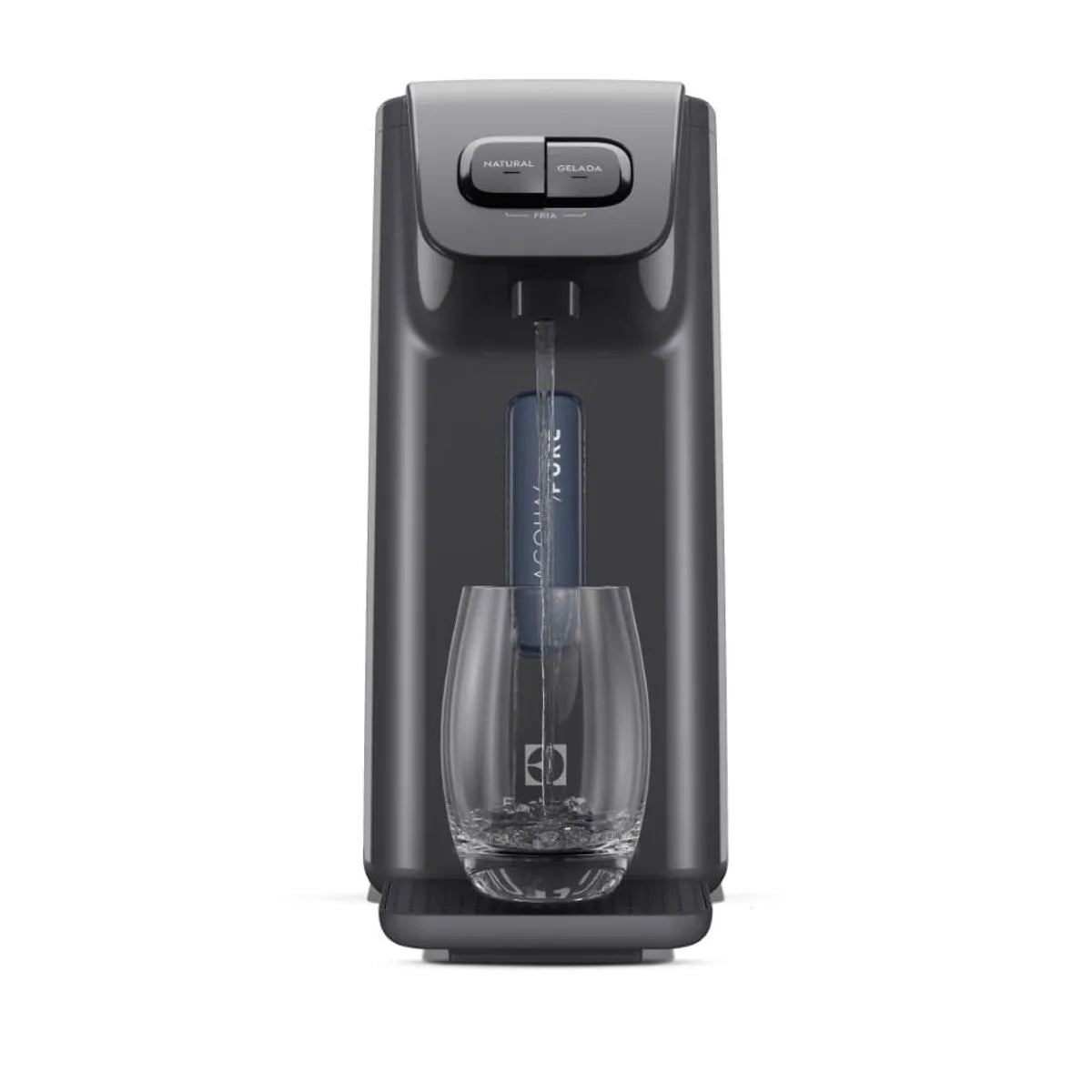 Purificador Electrolux Eletrônico Compacto Efficient Painel Mecânico Bivolt Cinza (PE15X) - Bivolt