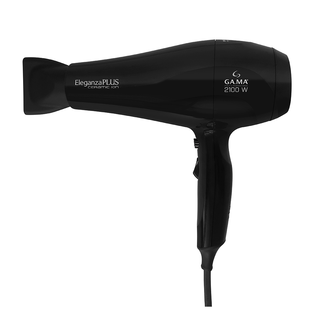 Secador de Cabelo Gama Italy Eleganza Plus Ceramic Ion 2100W, Preto