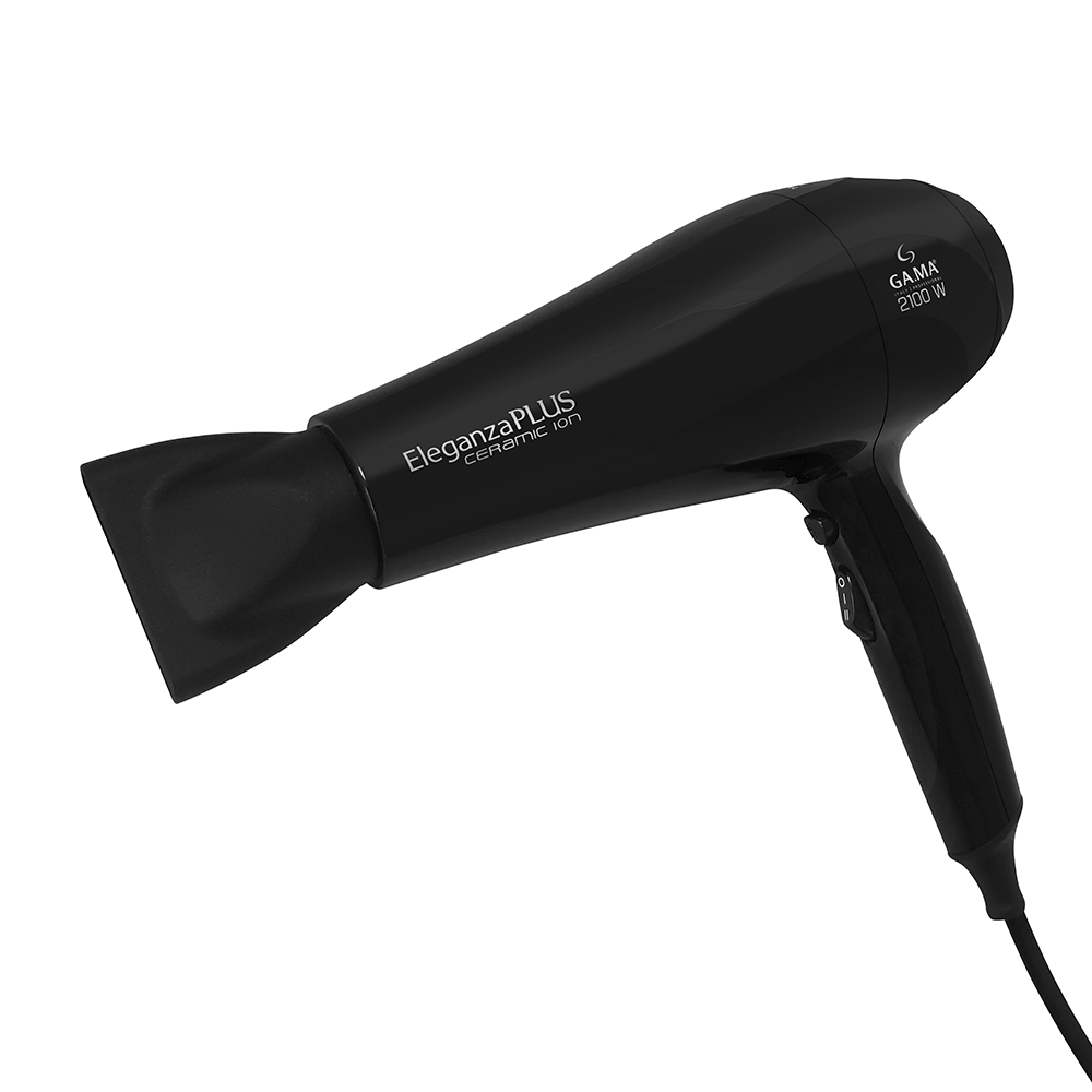 Secador de Cabelo Gama Italy Eleganza Plus Ceramic Ion 2100W, Preto