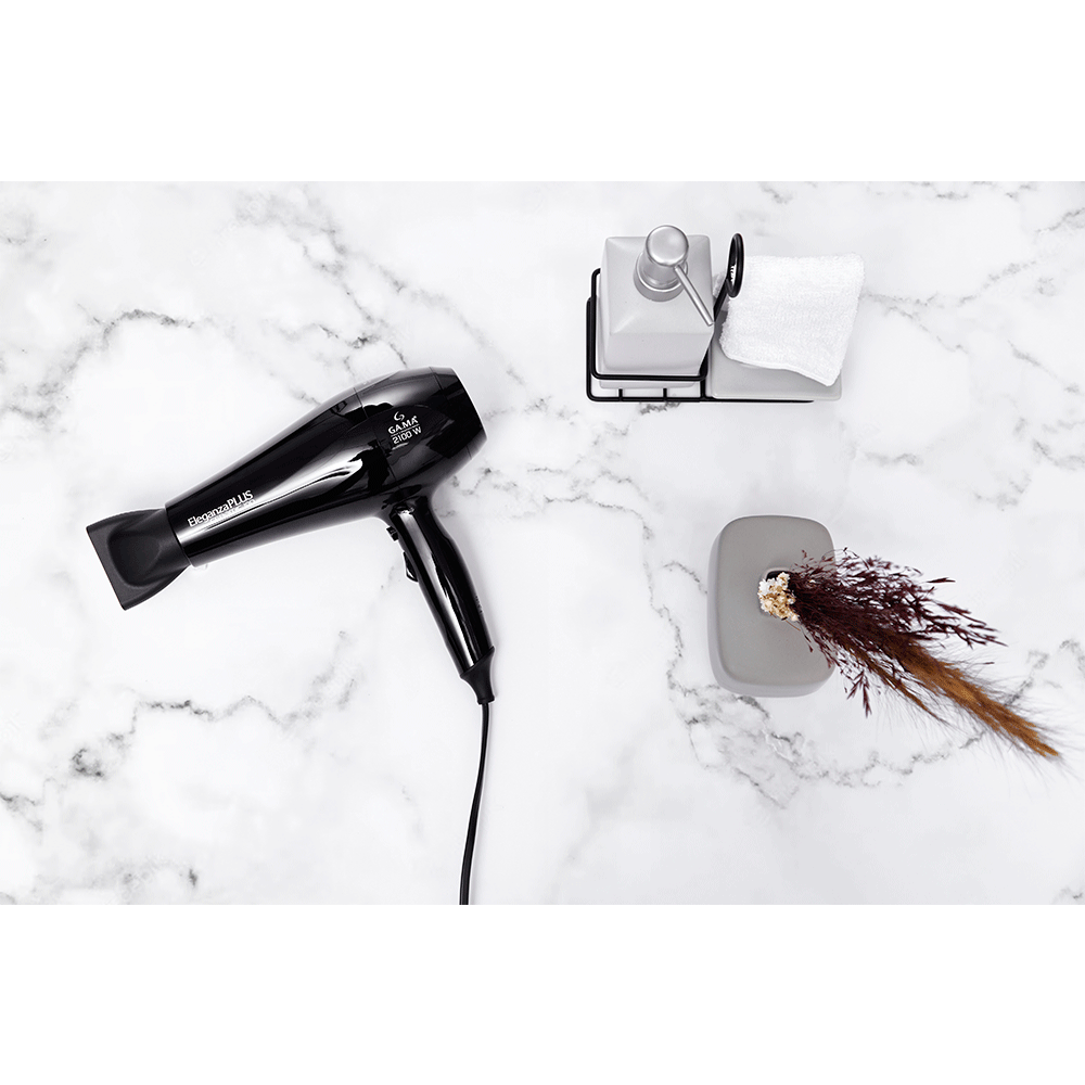 Secador de Cabelo Gama Italy Eleganza Plus Ceramic Ion 2100W, Preto