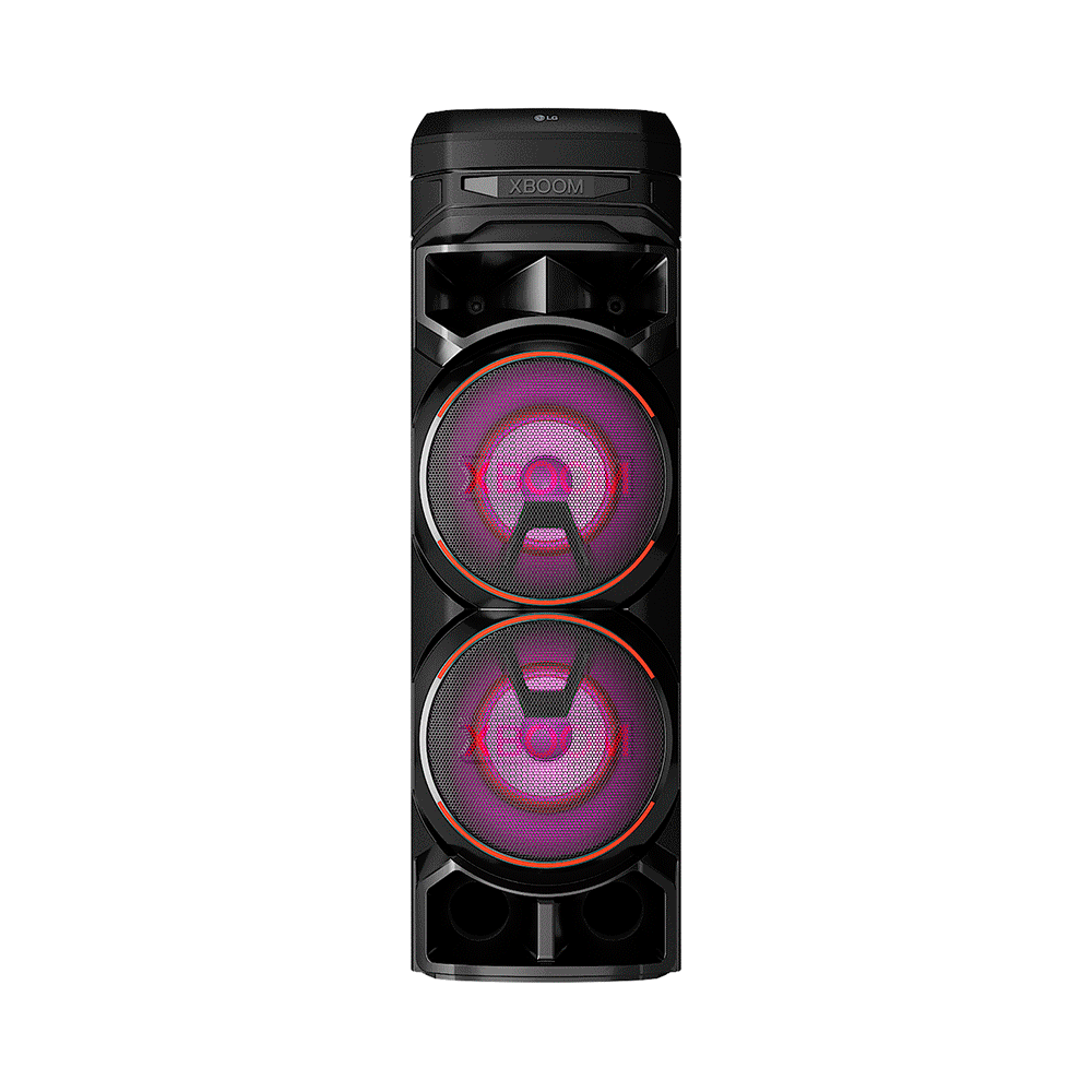 Caixa de Som Acústica LG XBOOM RNC9, Multi Bluetooth, Super Graves, Entrada de Microfone e Guitarra, Duplo Woofer Bivolt