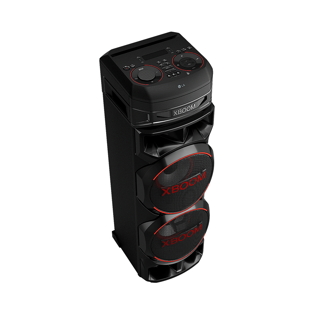 Caixa de Som Acústica LG XBOOM RNC9, Multi Bluetooth, Super Graves, Entrada de Microfone e Guitarra, Duplo Woofer Bivolt