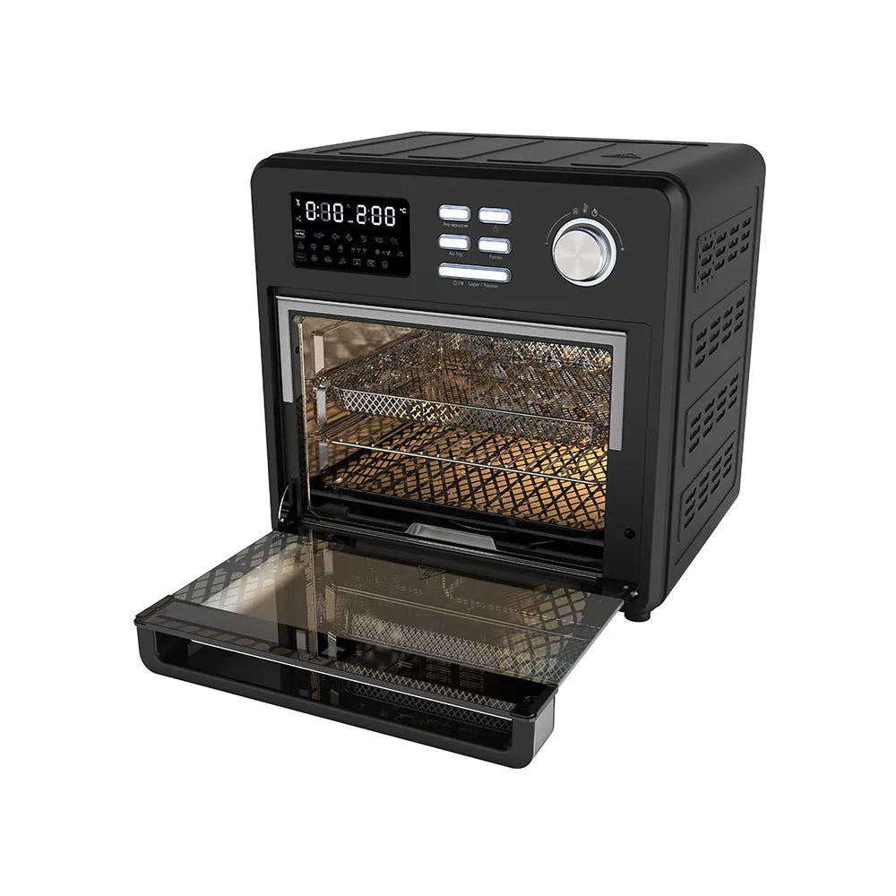 Forno Fryer Oster 15L, OFOR160, Função Turbo Convecção, Preto