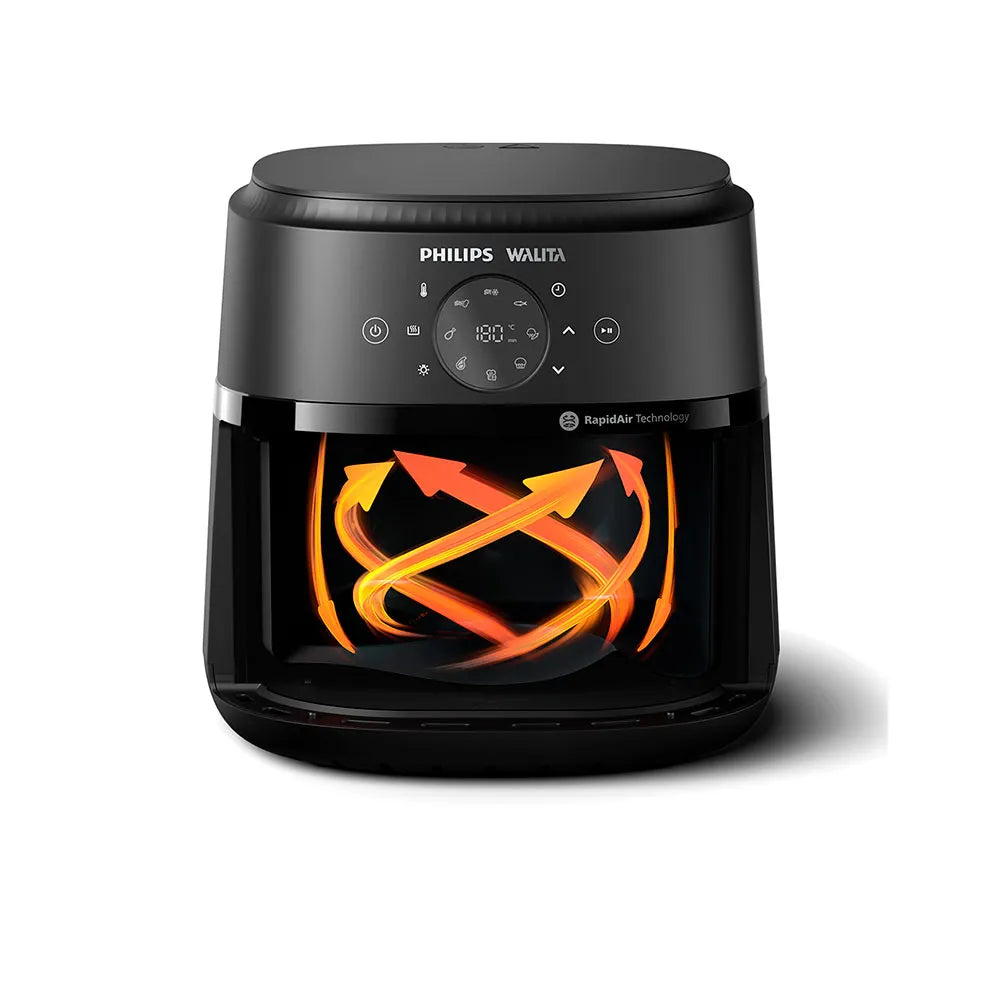 Fritadeira Airfryer Digital Série 2000 XL Philips Walita, 1700W, NA230, Preto