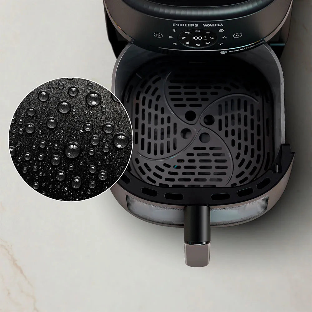 Fritadeira Airfryer Digital Série 2000 XL Philips Walita, 1700W, NA230, Preto