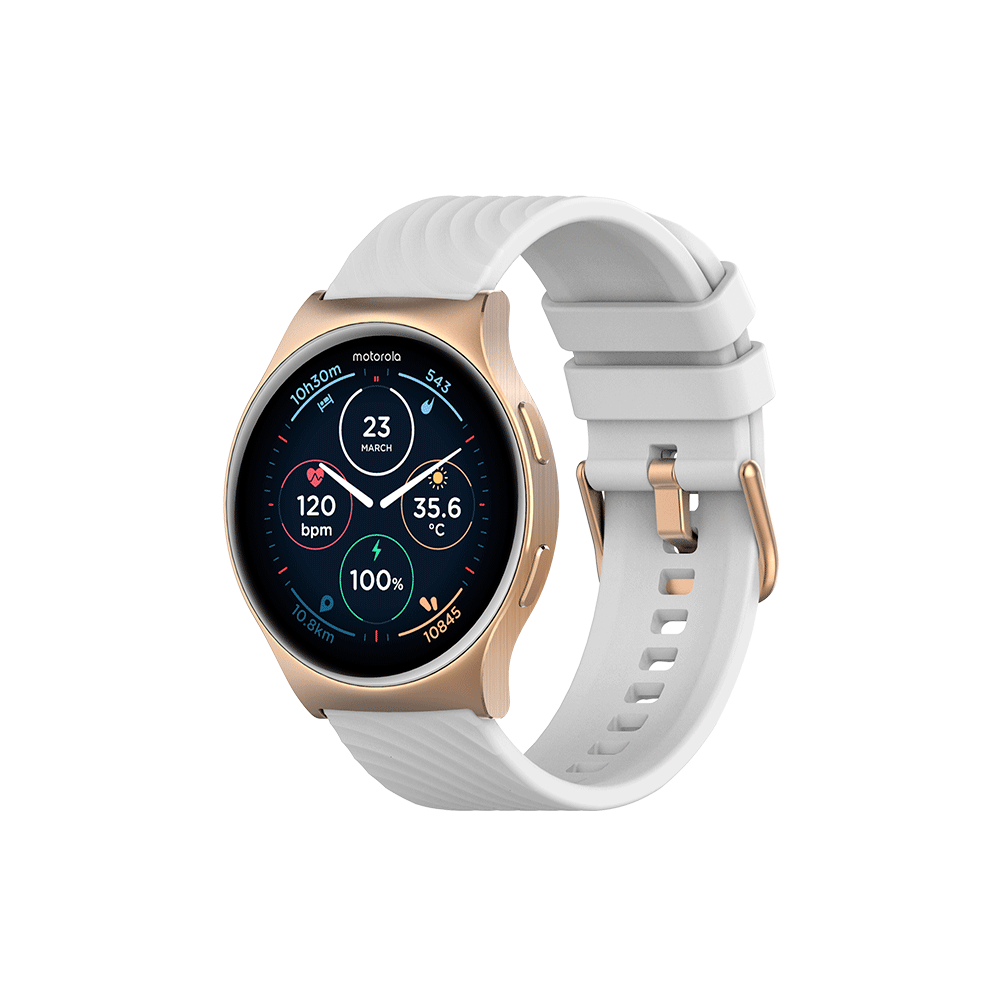 Smartwatch Motorola Moto Watch 120, compatível com Android e IOS, GPS