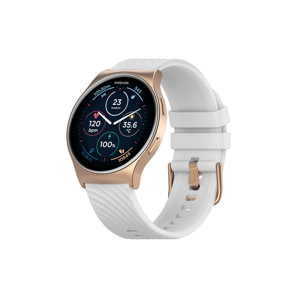 Smartwatch Motorola Moto Watch 120, compatível com Android e IOS, GPS