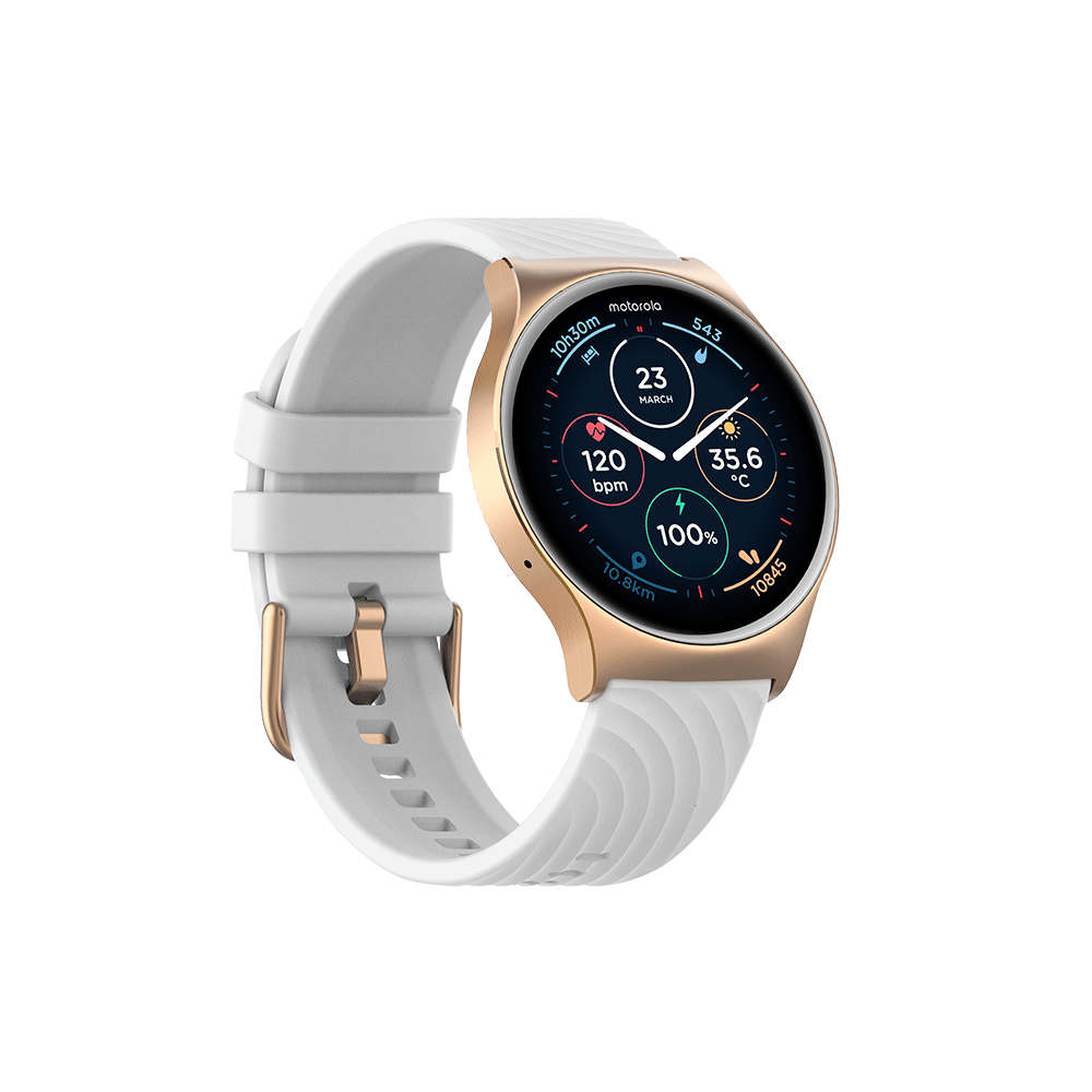 Smartwatch Motorola Moto Watch 120, compatível com Android e IOS, GPS