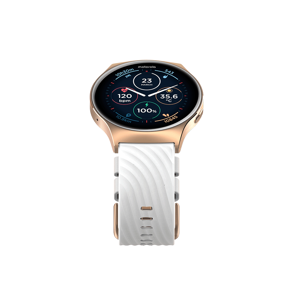 Smartwatch Motorola Moto Watch 120, compatível com Android e IOS, GPS