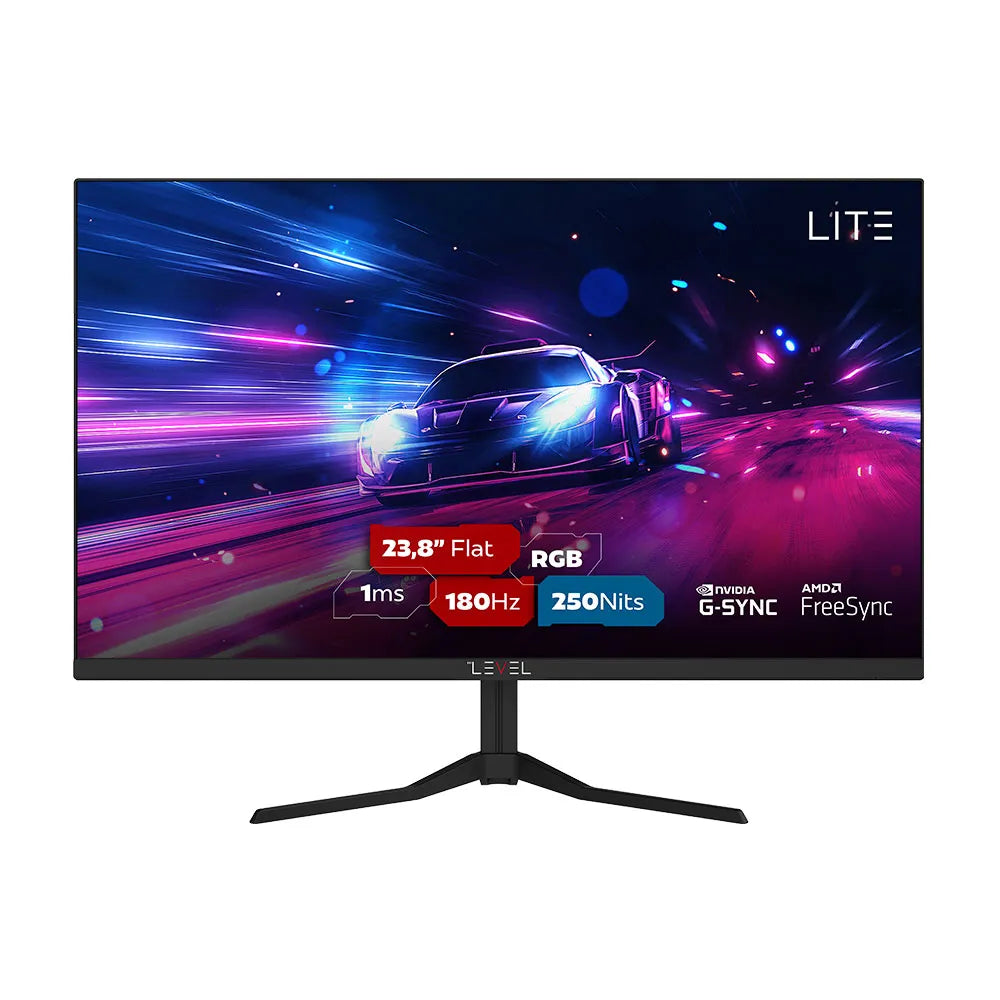Monitor Gamer Level Lite 23.8' ELED, FHD, 180Hz, 1ms, IPS, Freesync e G-sync - L2411SU