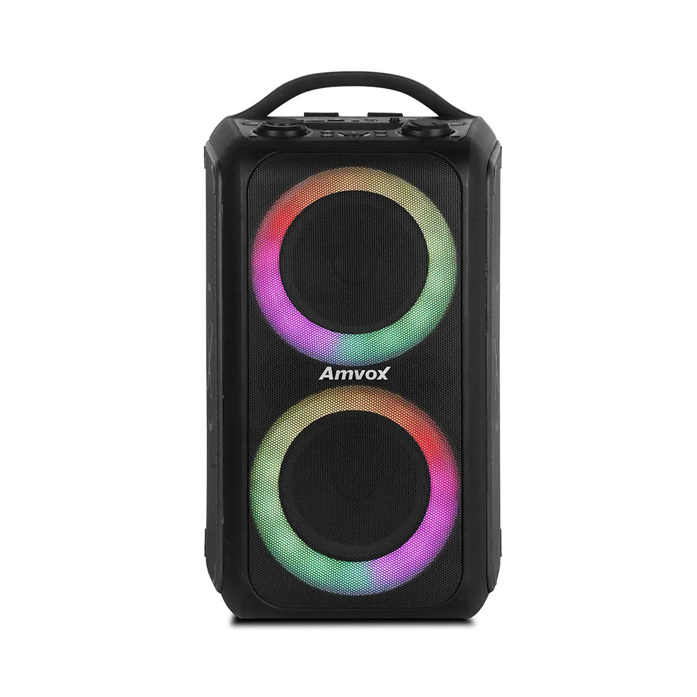 Caixa de Som Amplificada Amvox Bagvox Black ACA600, 600 W, Bivolt