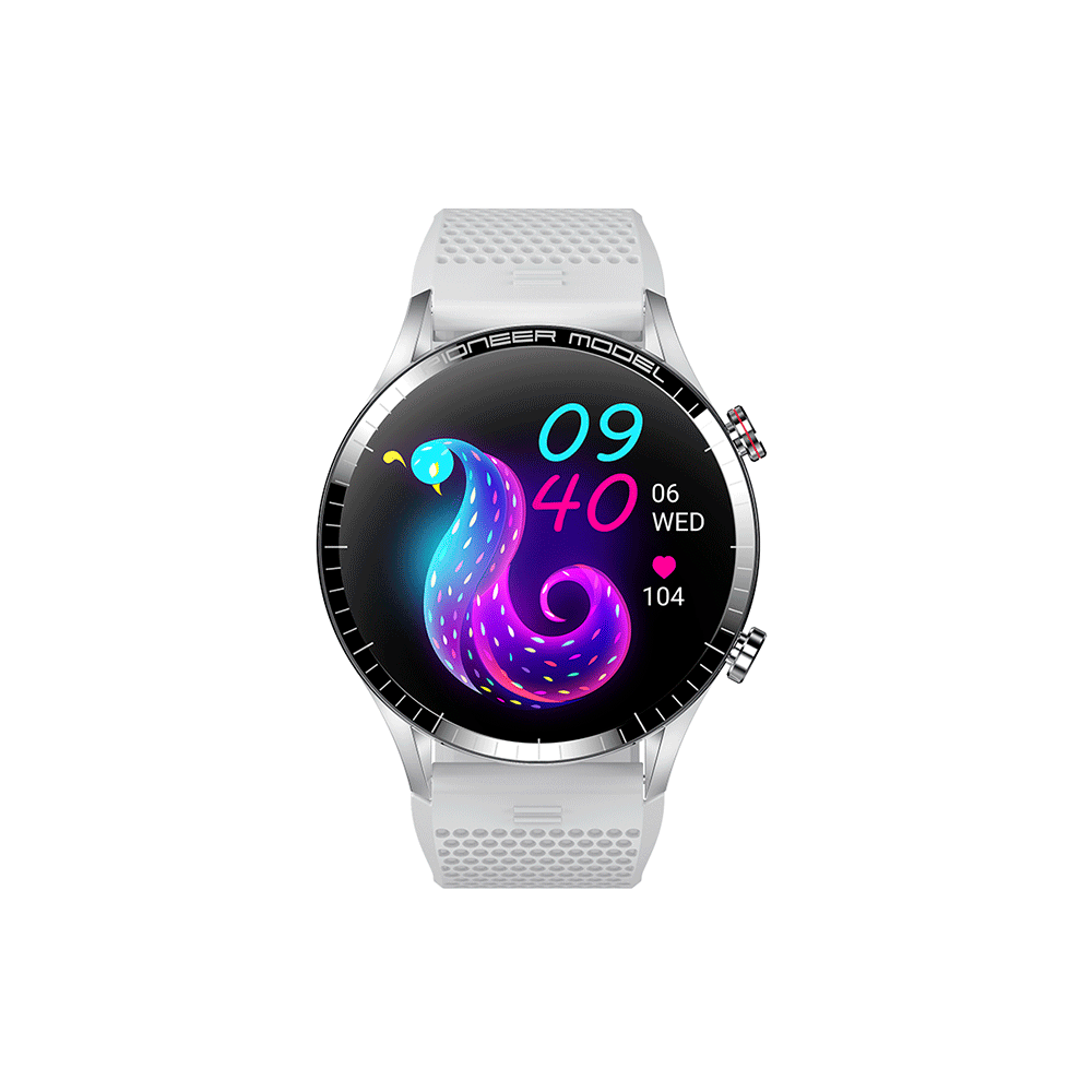 SmartWatch Level LVW-50, Tela AMOLED de 1.3", Compatível com iOS e Android Prata