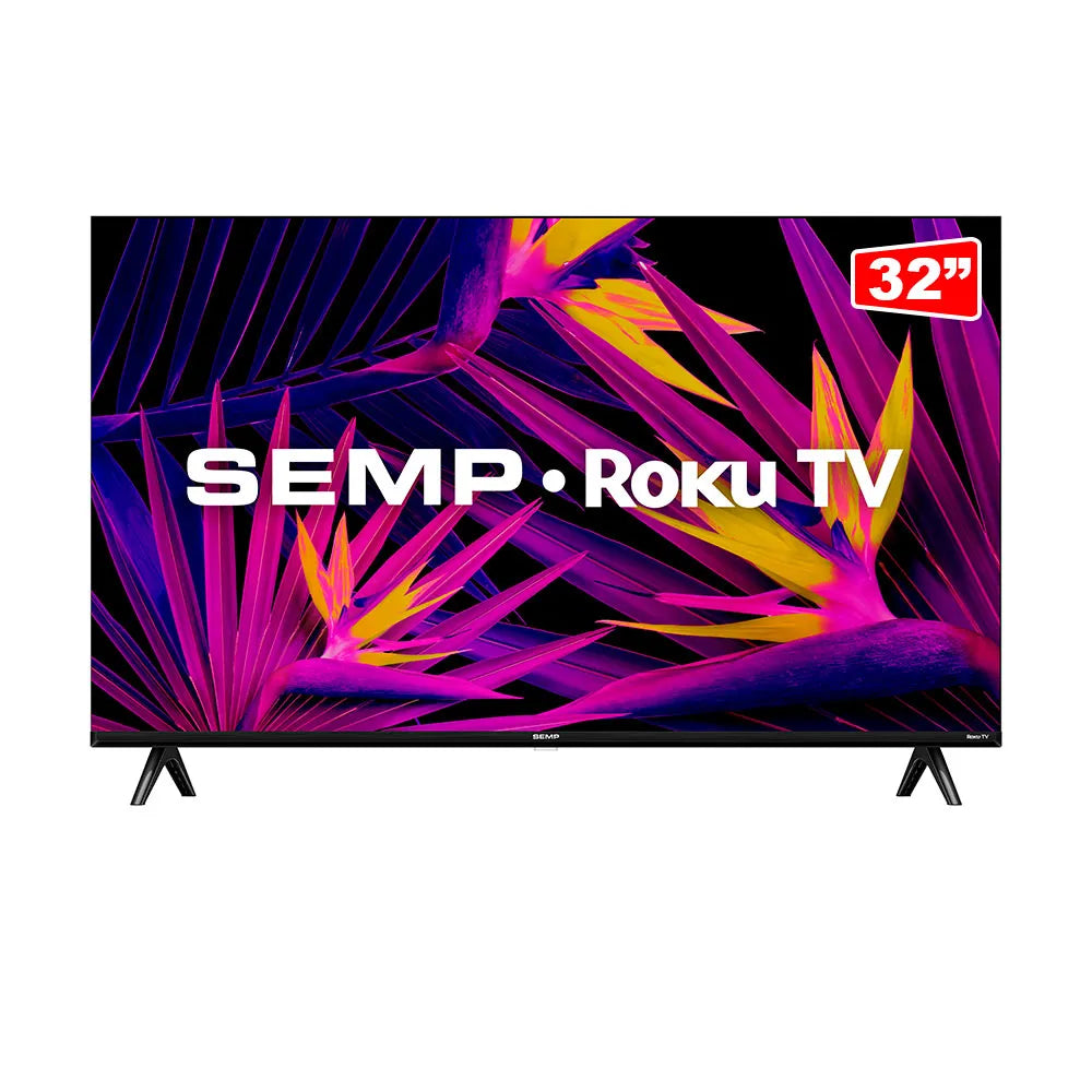 Smart TV LED 32" Semp Roku R6610 HD Wifi Dual Band