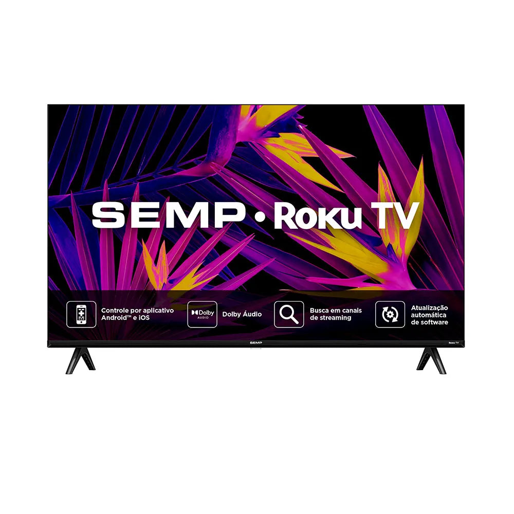 Smart TV LED 32" Semp Roku R6610 HD Wifi Dual Band
