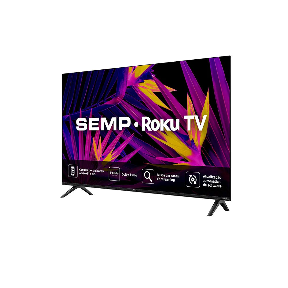 Smart TV LED 32" Semp Roku R6610 HD Wifi Dual Band