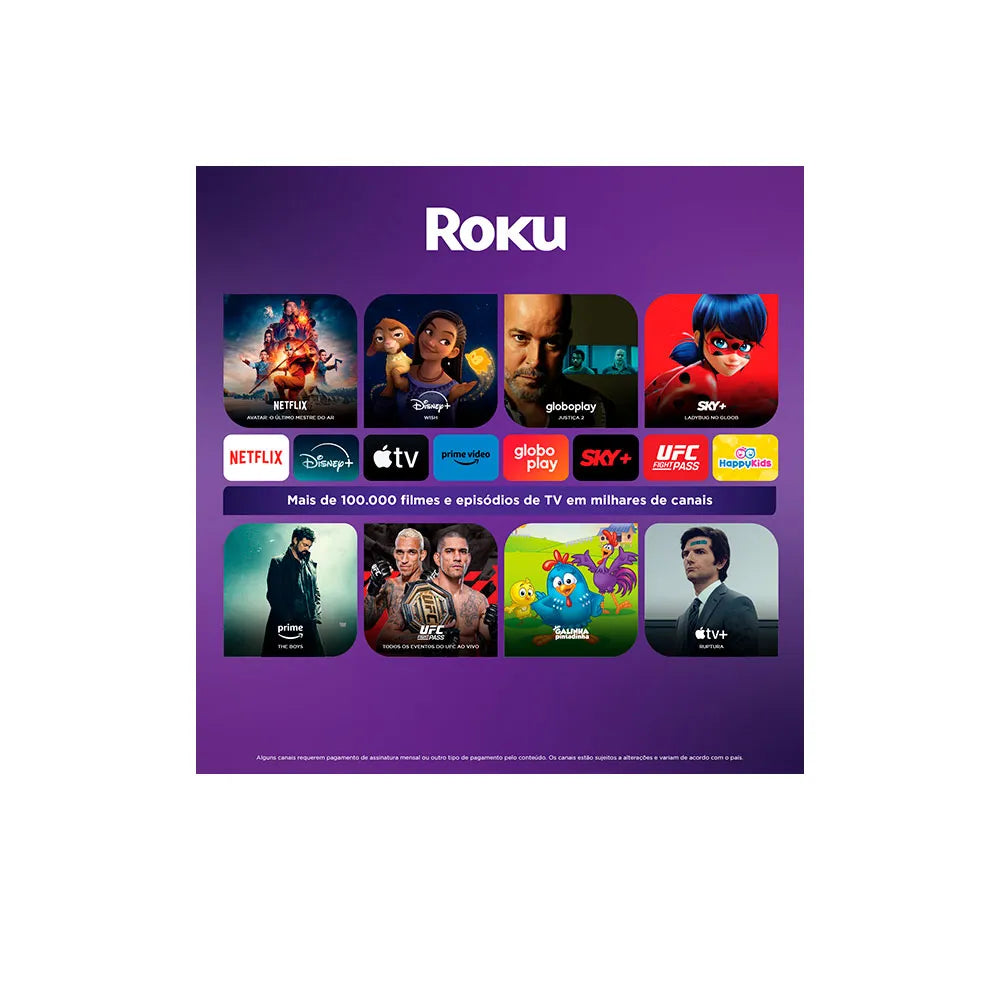 Smart TV LED 4K 50 AOC-PHILIPS 50U7045/78 Roku TV