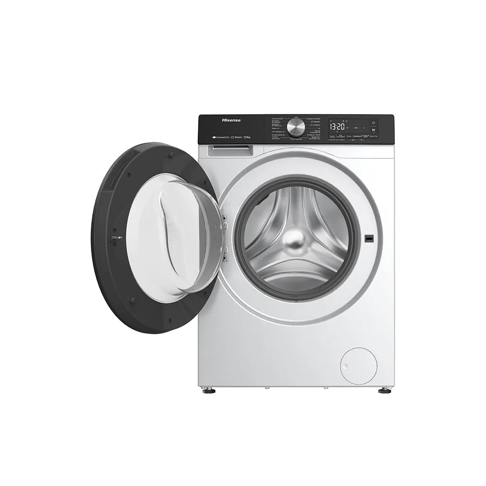 Lava e Seca Hisense Steam, 11 Kg, 13 Programas de Lavagem, WD3S1, Branca