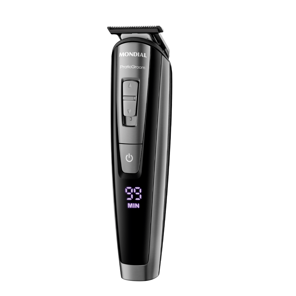 Aparador de Pelos BodyGroom 8 em 1 Mondial Painel Digital Bivolt – BG-09