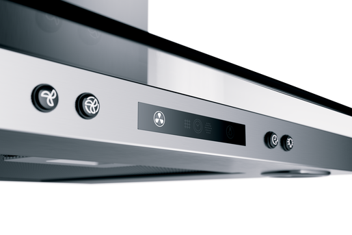 COIFA VIDRO PLANO PAREDE 90CM 60HZ