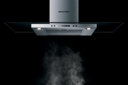 COIFA VIDRO PLANO PAREDE 90CM 60HZ